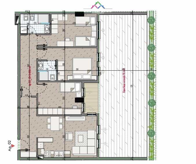 Apartament Per Shitje 3+1 Tek Univers City ( ID B130112) Tirane