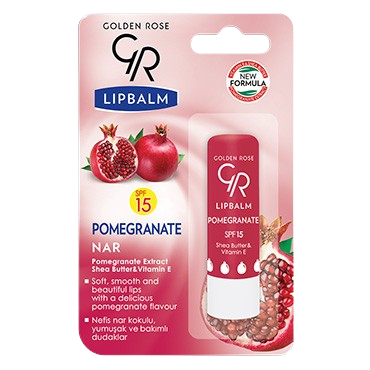 Golden Rose Lip Balm Pomegranate Spf 15
