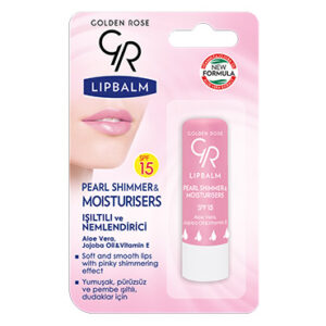 Golden Rose Lip Balm Pearl Shimmer & Moisturizers Spf 15