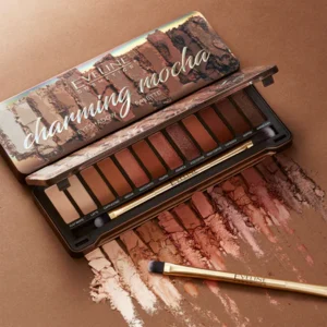 Eveline Charming Mocha Palette of 12 eyeshadows