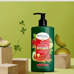 Bioluxe 2 in 1 Shampo & Balsam floku 1000ml me Avokado