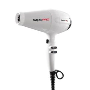 BabylissPRO CARUSO IONIC HAIRDRYER 2400W WHITE