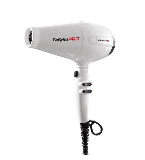 BabylissPRO CARUSO IONIC HAIRDRYER 2400W WHITE